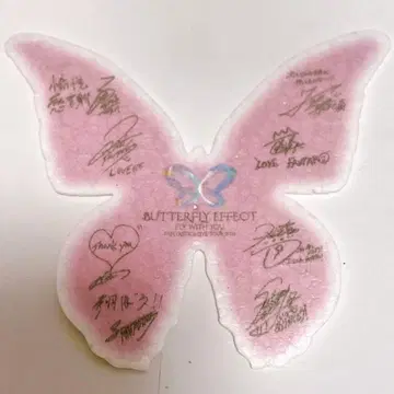FANTASTICS LIVE TOUR 2025 나비 메시지 카드