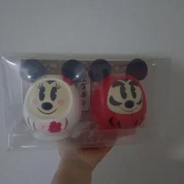 미니 마우스 미키마우스 달마 피규어 세트