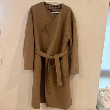 SIMPLICITE 노카라 리버서블 롱 코트