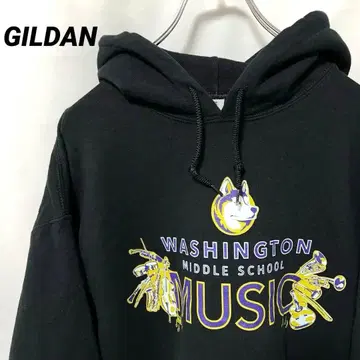 N-6160 GILDAN 미국 빈티지 의류 칼리지 후드 맨투맨 L