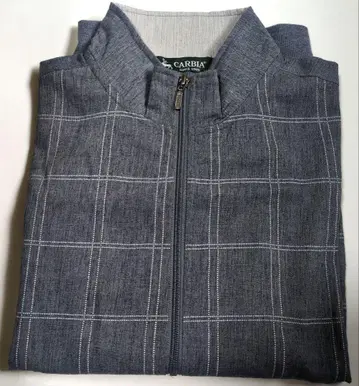 CARBIA 체크 무늬 점퍼 l 미사용 새상품