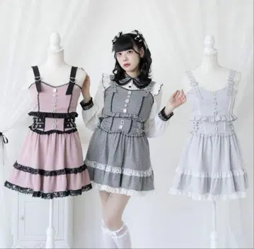 유메텐보 뷔스티에 셋업 블랙