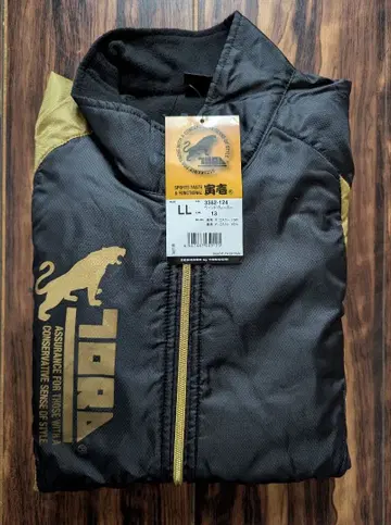 [ 미사용 새상품 ] 도라이치 윈드 브레이커 LL 사이즈 블랙 골드