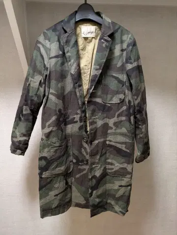 르 밀라지 카모플라쥬 체스터 코트