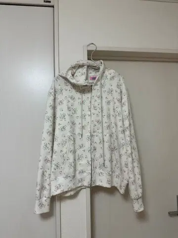 mabling 유니콘 꽃무늬 집업 후드티