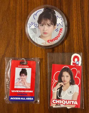 BABYMONSTER 캔 배지 캡슐 토이 온라인 복권 E상 치키타