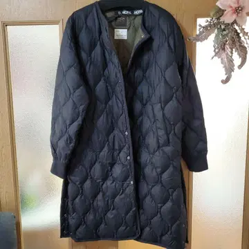 TAION 다운 코트 롱 손세탁 OK