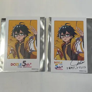 도즐사 5주년 도쿄돔 시티 포토 카드 온리 사인 포함