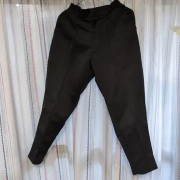 HYKE 아디다스 콜라보 캐주얼 팬츠 블랙