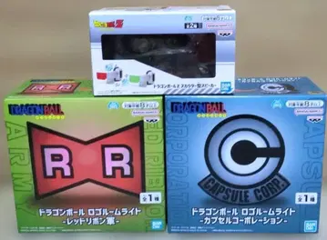 드래곤볼 로고 룸 라이트 스카우터형 스피커 빨간색