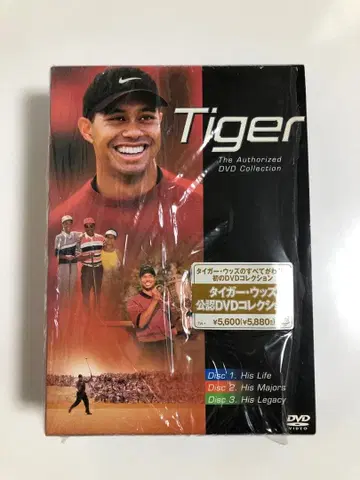 타이거 우즈 DVD 컬렉션 3장 세트