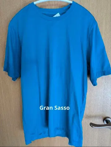 Gran sasso 머서라이즈 코튼 티