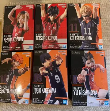 미개봉 새상품 하이큐 포징 피규어 6종