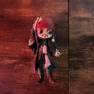 Qposket 잭 스패로우 피규어 캐리비안의 해적