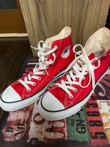 컨버스 올스타 하이컷 레드