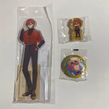 18TRIP 니시조노 렌가 아크릴 스탠드 캔뱃지 코롯토 3점 세트