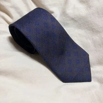 가마쿠라 셔츠 브라운 코몬 무늬 넥타이