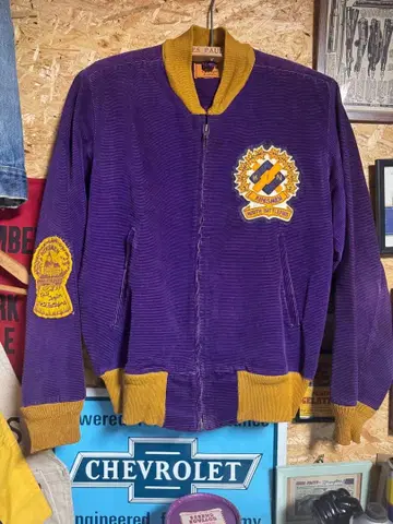 코듀로이 바시티 자켓 빈티지 60s 70s