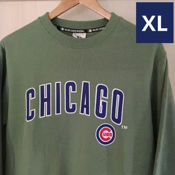 미사용 새상품 MLB 시카고 컵스 속기모 맨투맨 트레이닝복 로고 XL