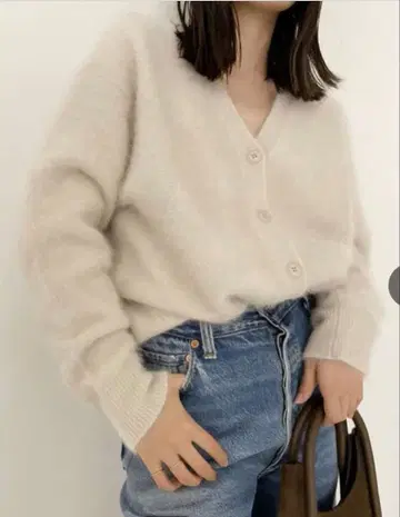 플라주 plage Fur V 가디건