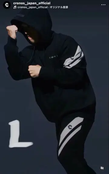 CRONOS CROSSLINE HOODIE [ BLACK ]