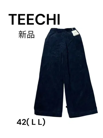e456 TEECHI 새상품 38,900엔 코듀로이 와이드 팬츠 42