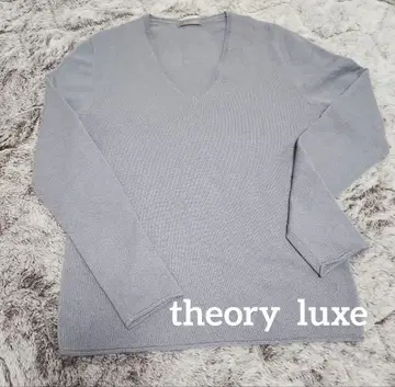 [ theory luxe ] 캐시미어 V넥 스웨터 38 사이즈