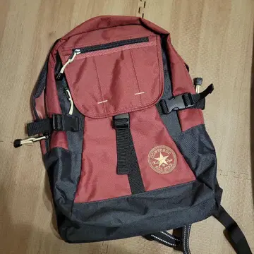 CONVERSE 버건디 블랙 백팩