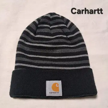 Carhartt 스트라이프 니트 모자 칼하트