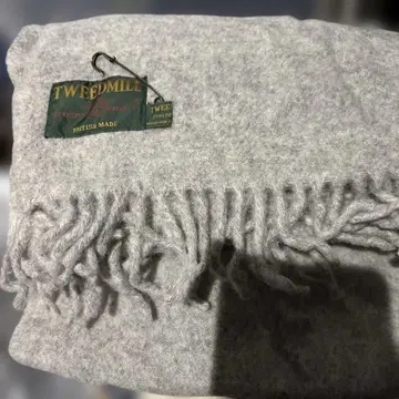 TWEEDMILL 울 그레이 스톨