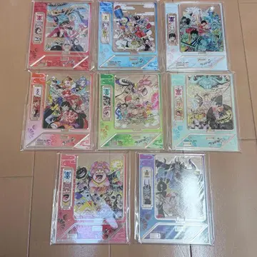 원피스 표지 아크릴 스탠드 8세트