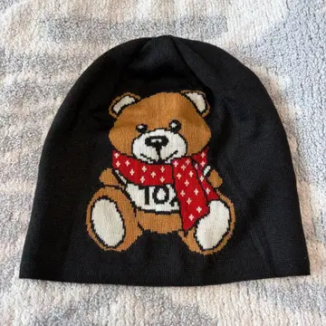 MOSCHINO 베어 니트 모자