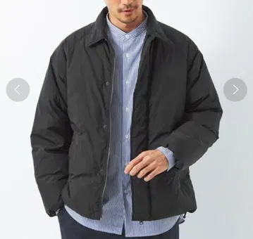 DICROS 벌룬 다운 블루종 자켓