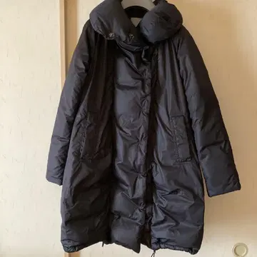 [ 새상품급 ] 띠어리 럭스 다운 코트 숄카라 빅 옷깃 블랙