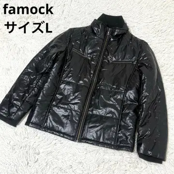famock 광택 패딩 자켓 y2k 00s 블랙 L 파모크
