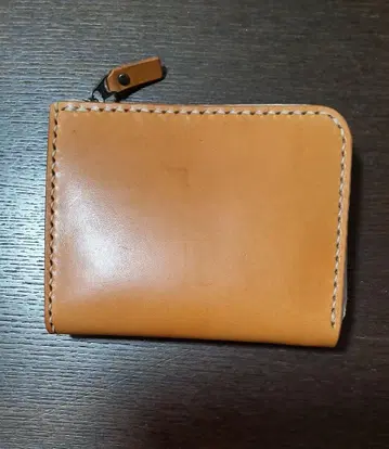 L자 지퍼 지갑 도치기 새들 레더 가죽 공예 총 손바느질 280