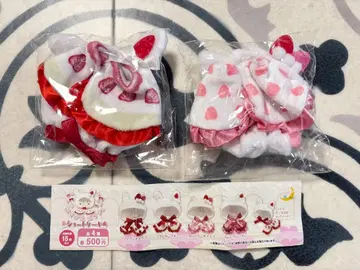 옷 갈아입는 판초 숏 케이크 토끼 딸기 리본 고양이 딸기 휘핑