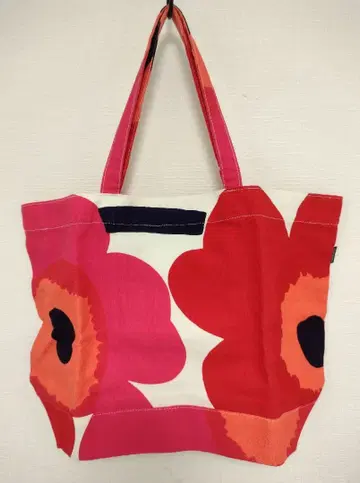 새상품급 마리메꼬 꽃무늬 토트백