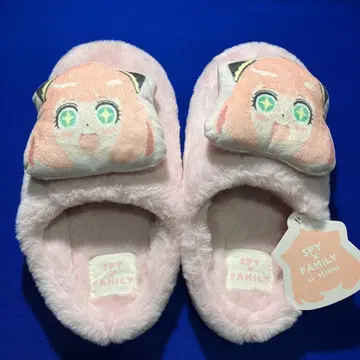 새상품! 스파이 패밀리 x by 3COINS 복슬복슬 슬리퍼 아냐