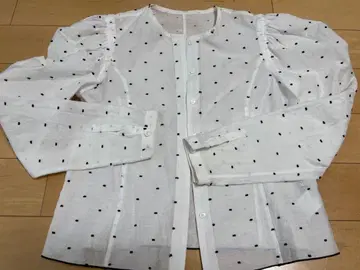 Gemini 도트 블라우스