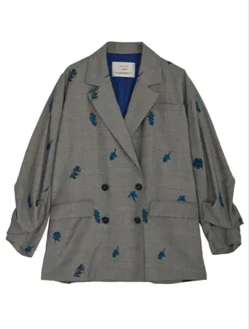 Ameri CHECK FLOWER PAPA JACKET 셋업