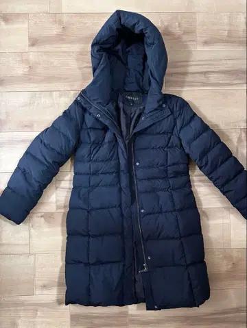 INDIVI 네이비 롱 다운 자켓 03