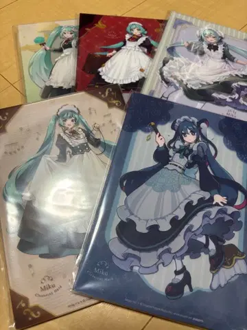 하츠네 미쿠 비주얼 보드 클래시컬 메이드 5장 세트