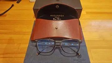 MASUNAGA 안경 블랙