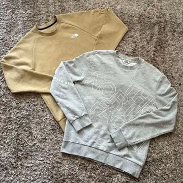 THE NORTH FACE 맨투맨 2점 묶음 판매