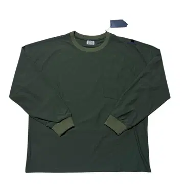 HERUNE 그린 긴팔 셔츠 롱티 미사용 바이크 M