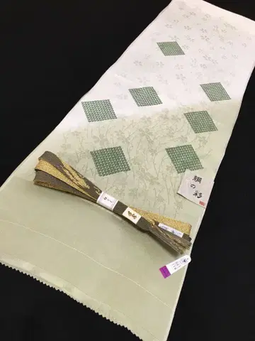 새상품 [ 허리띠 오비 장식 천 2세트 ] 순수 실크