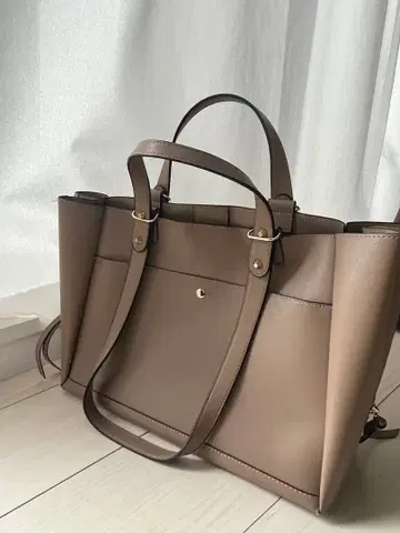 A4 베이지 토트백 업무용 백