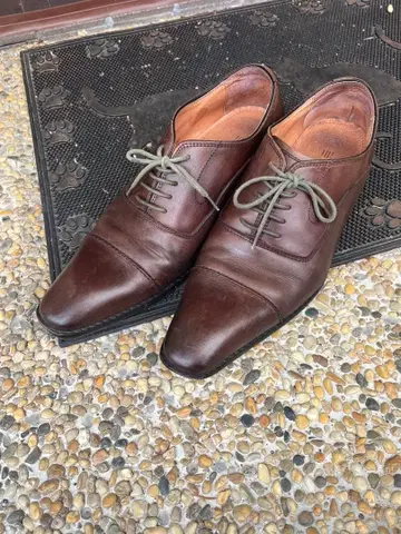 다크 브라운 가죽 드레스 슈즈