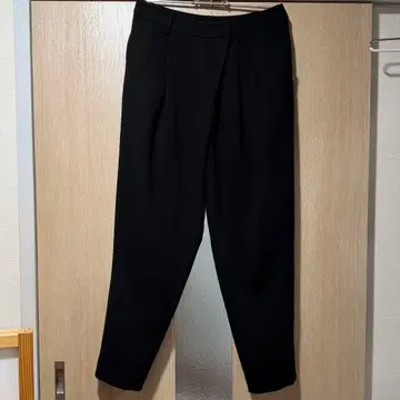 소주 SOEJU 턱 팬츠 블랙 L